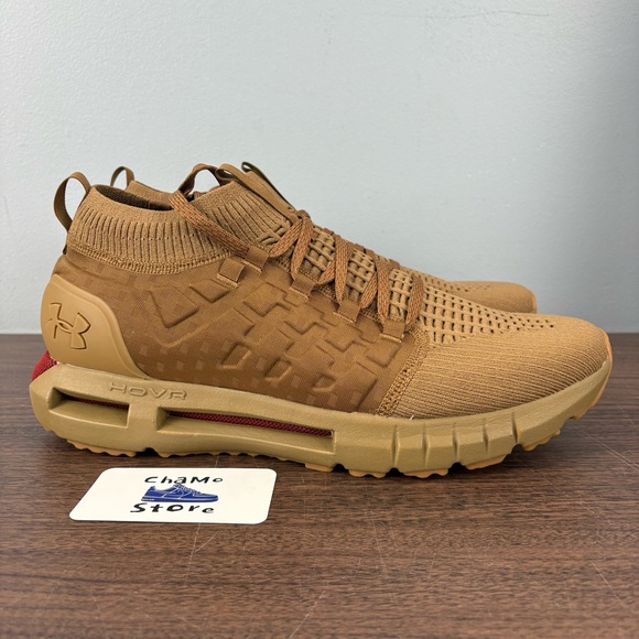 Under Armour Phantom Brown Running Shoes 3028384-200 Coyote Mens